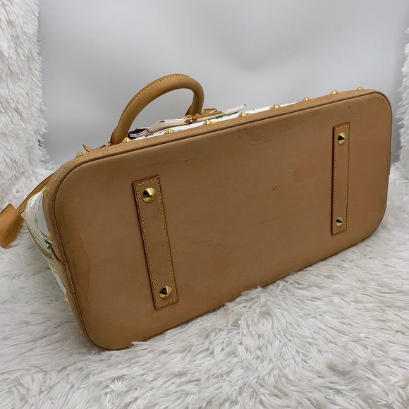 ❌SOLD❌Louis Vuitton White Multicolore Alma GM bag - Picture 5 of 12